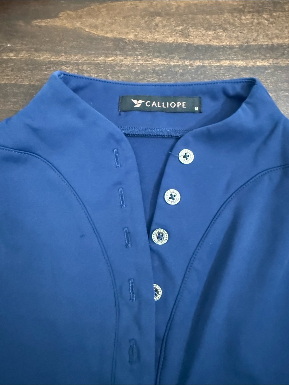 Calliope Golf Vita Sleeveless Polo in Navy - Picture 6 of 7